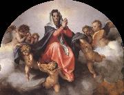 Andrea del Sarto Details of the Assumption of the virgin oil on canvas